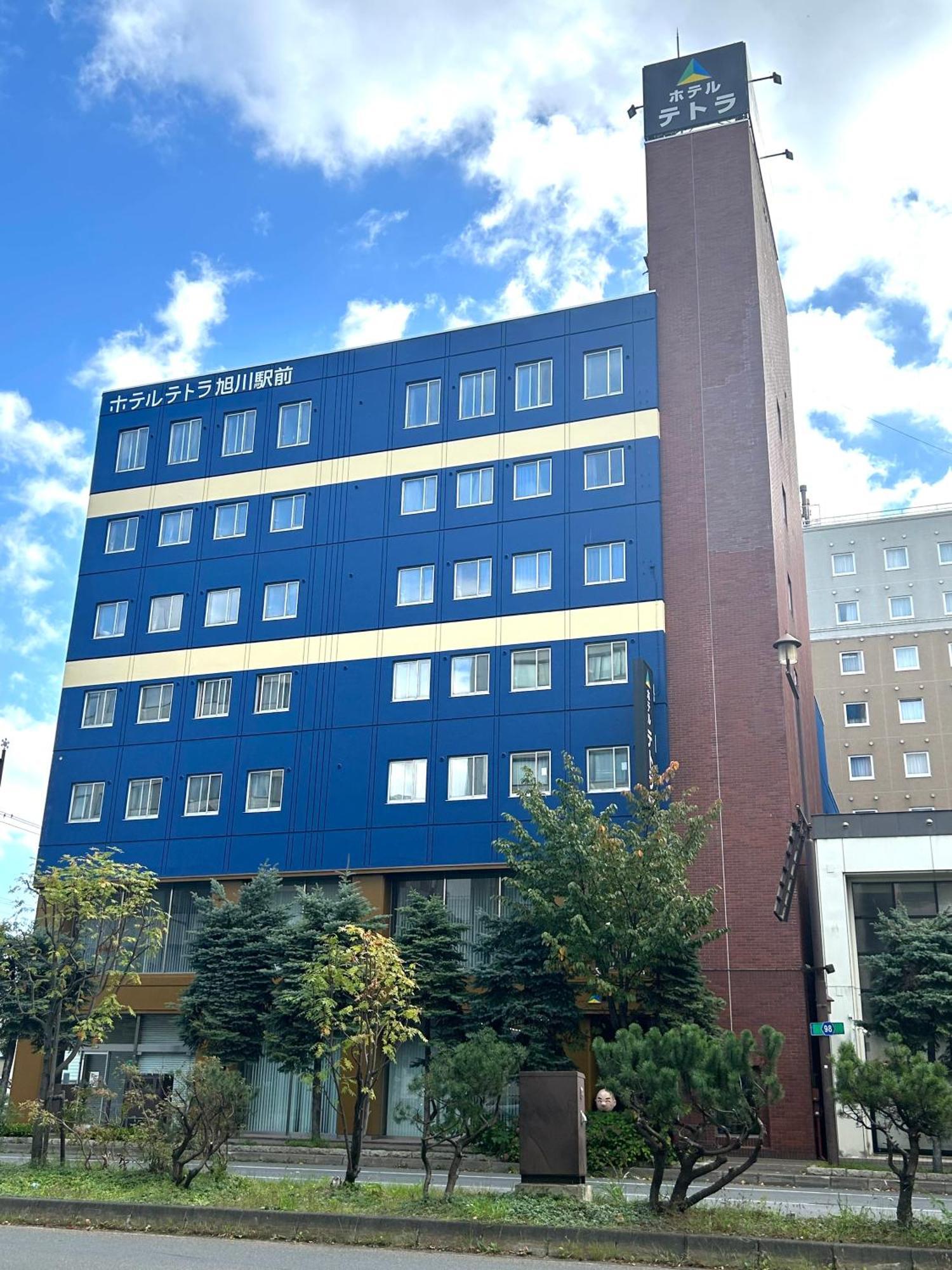 Hotel Tetora Asahikawa Station Exterior foto